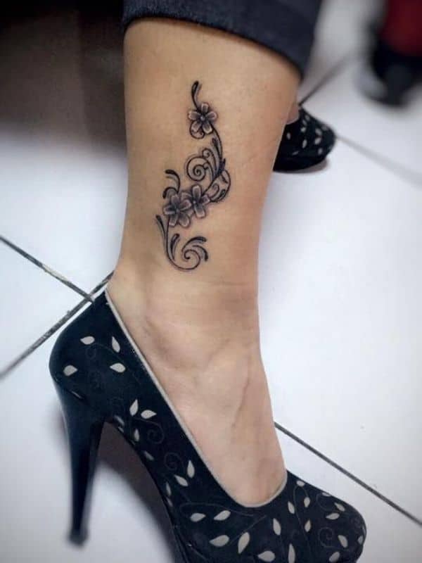 Elegant Floral Tattoo