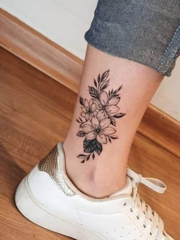 Simple and Cool Ankle Tattoos