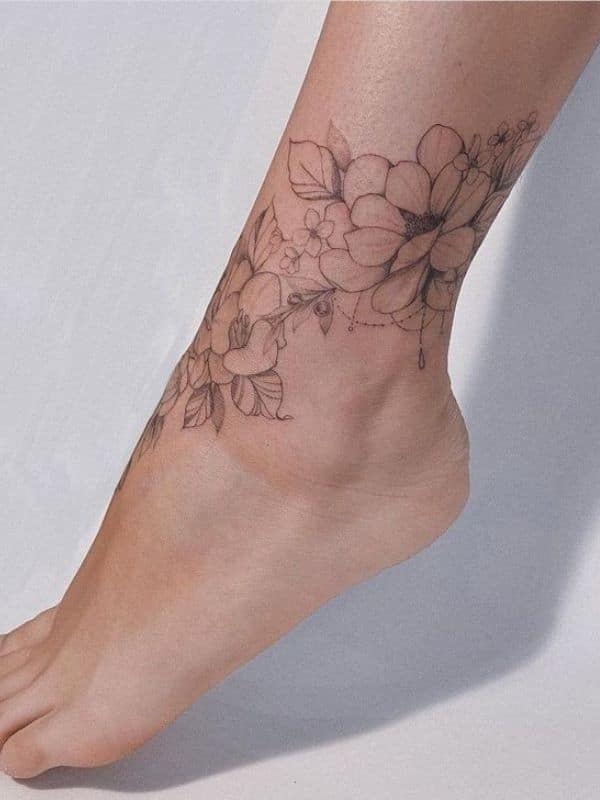 Ankle Bone Tattoo