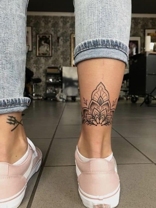 Elegant Ankle tattoo