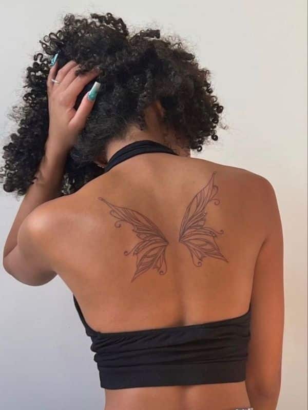 Butterfly Wings Back Tattoos