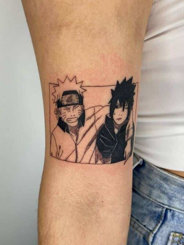Naruto x sasuke tattoo idea