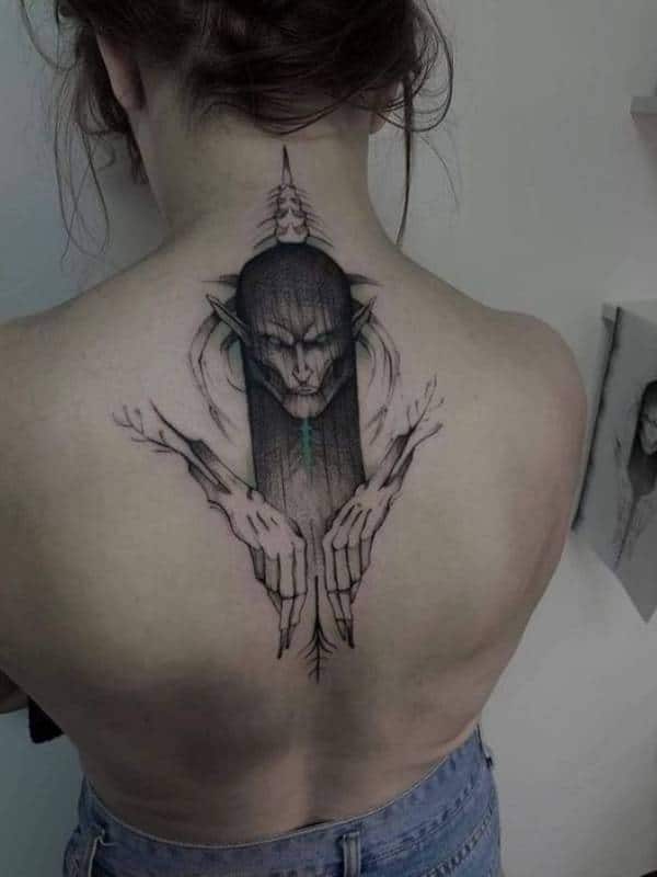 Spine Naruto tattoo