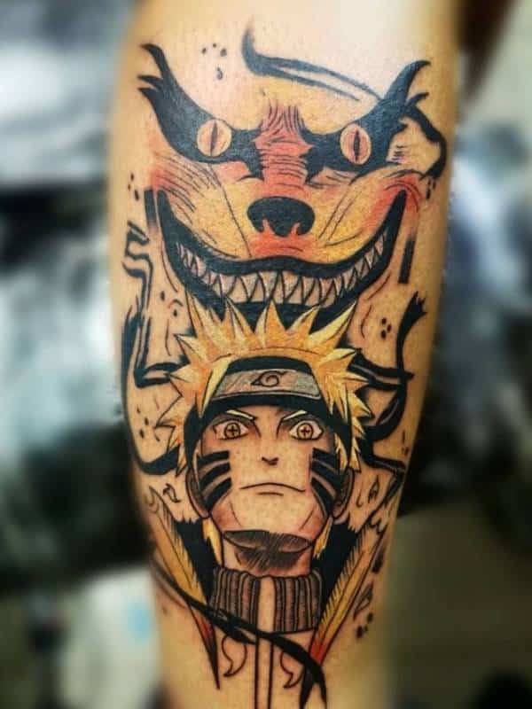 Naruto Kurama tattoo
