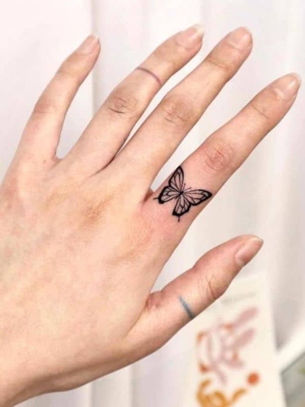 Minimalist Butterfly Tattoos