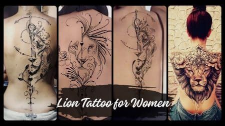 Lion Tattoos Design for Women