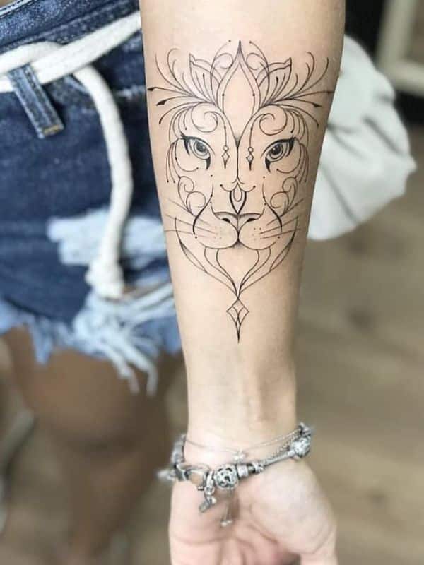 Lion Baby Tattoo