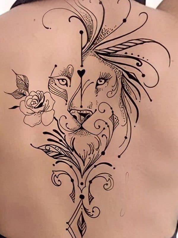 Meaningful Lion Tattoo