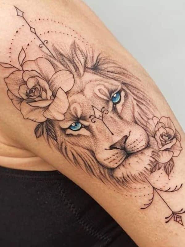 Lion Tattoos on Arm