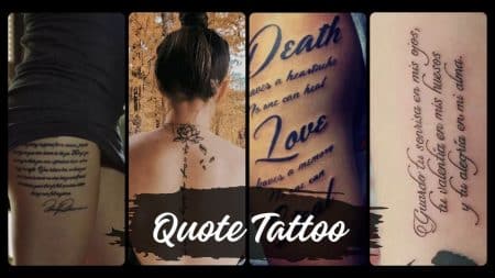 35+ Quote Tattoos: Ideas Of Inspiring Quotes For Tattooing Inspirational quotes Tattoos