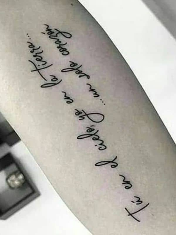 Quote Tattoos: Ideas Of Inspiring Quotes For Tattooing