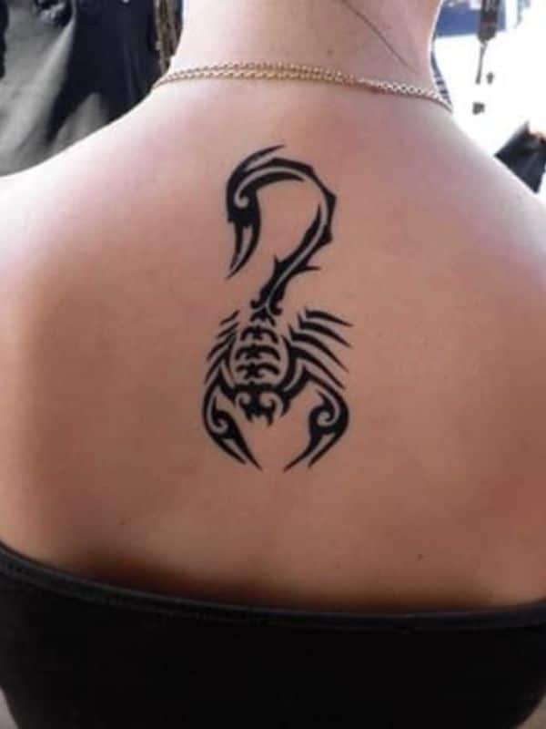 Scorpion Tattoo on Back