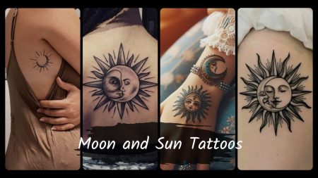 Beautiful Moon and Sun Tattoo Ideas