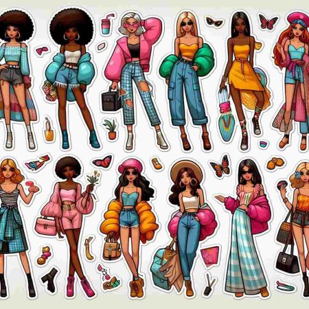 Icon Fashionista Stickers