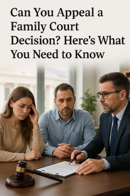 Can You Appeal a Family Court Decision