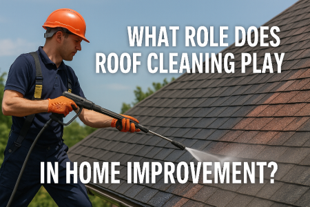 role roof cleaning play in home improvement