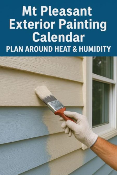 Mt Pleasant Exterior Painting Calendar: Plan Around Heat & Humidity Mt Pleasant Exterior Painting Calendar: Plan Around Heat & Humidity