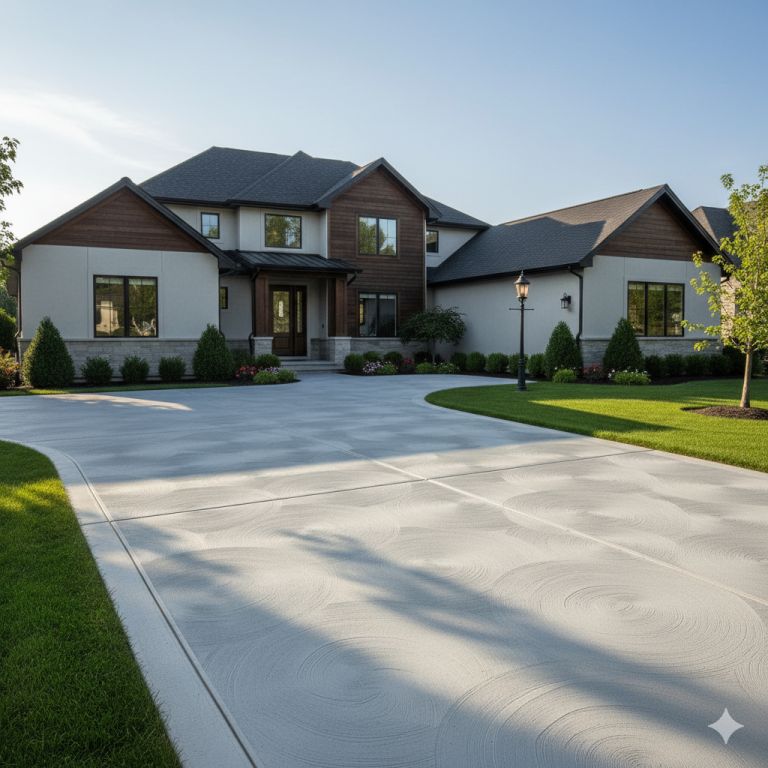 Illuminate Your Curb Appeal The Benefits of Swirl Finish Driveways
