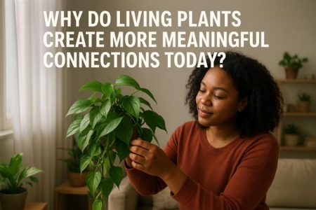 Why Do Living Plants Create More Meaningful Connections Today? Living Plants Create More Meaningful Connections Today