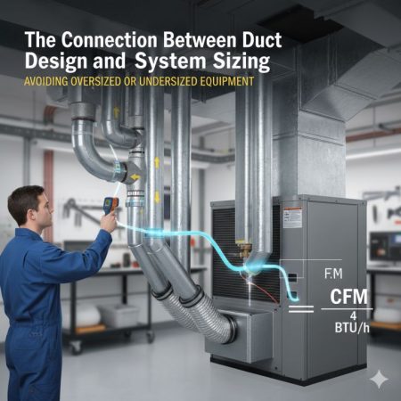 The Connection Between Duct Design and System Sizing: Avoiding Oversized or Undersized Equipment The Connection Between Duct Design and System Sizing Avoiding Oversized or Undersized Equipment
