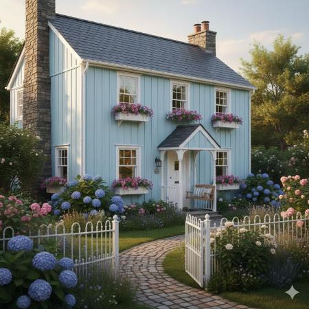Charming Cottage with Soft Pastels