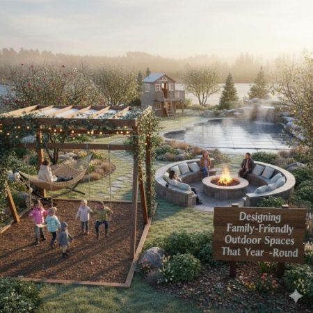 Designing Family-Friendly Outdoor Spaces That Shine Year-Round Designing Family-Friendly Outdoor Spaces That Shine Year-Round