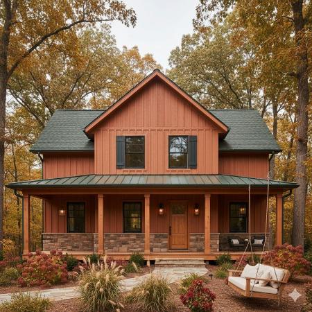 Warm Rustic Charm with Earth Tones