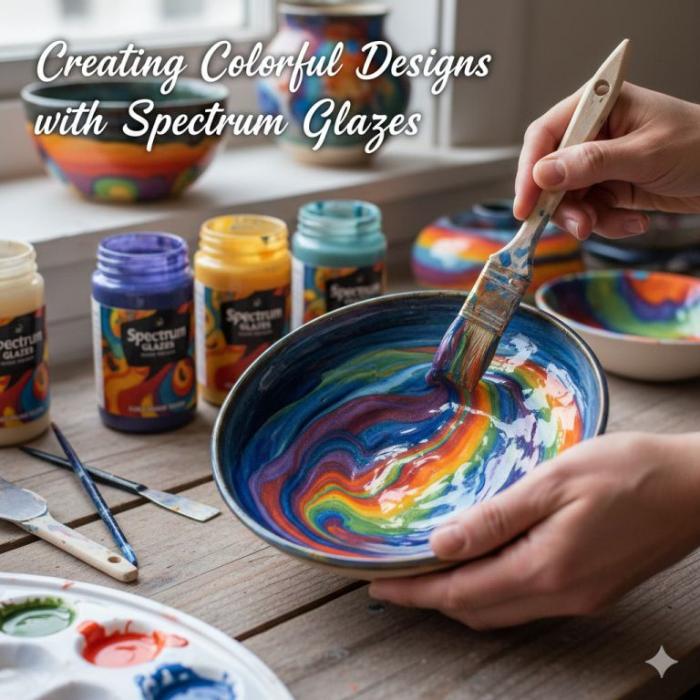 Creating Vibrant Designs with Spectrum Glazes