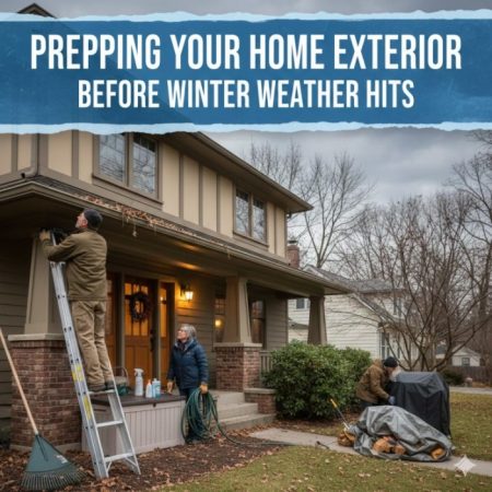 Prepping Your Home Exterior Before Winter Weather Hits christmas lights