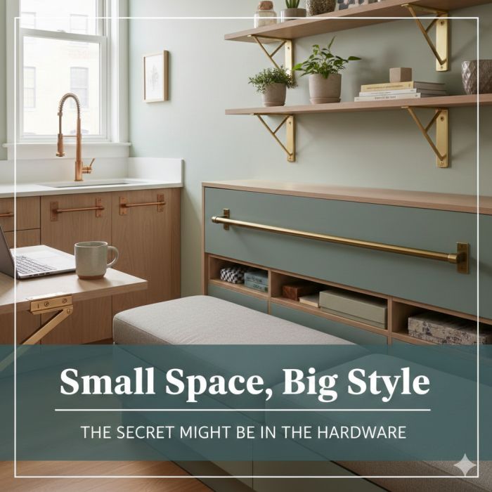 Small Space, Big Style The Secret Might Be in the Hardware