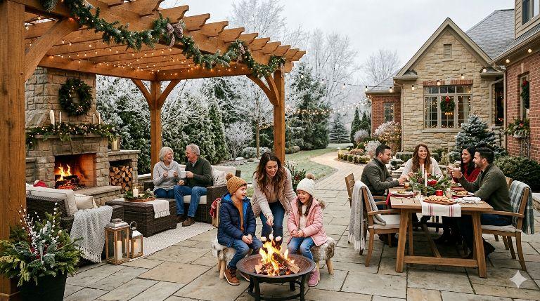 How Families Are Designing Backyard Spaces That Work During the Holidays Too