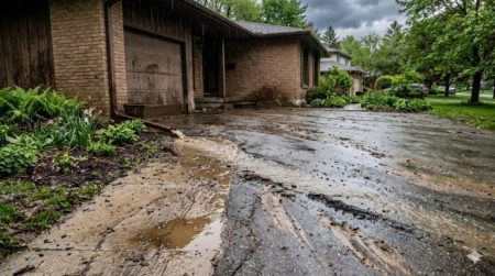 How Spring Storm Runoff Changes the Appearance of Exterior Surfaces