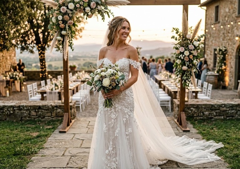 Creating a Complete Bridal Look: From Dress Selection to Wedding Venue
