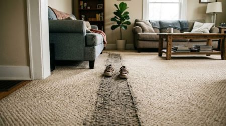 Why Your Living Room Carpet Wears Down in One Narrow Path